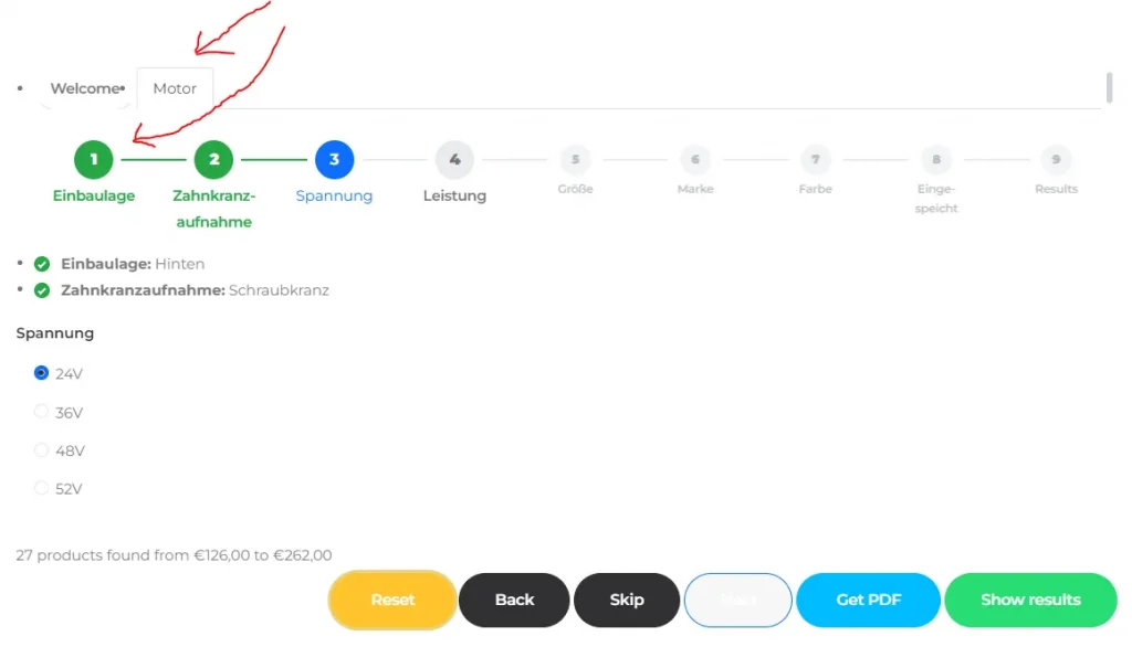 Multi-steps WooCommerce Composite Product concept
